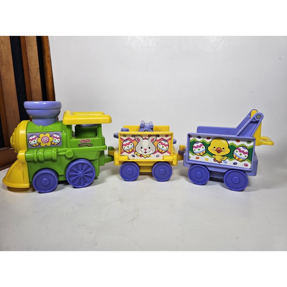 Fisher-Price Little People Easter Train Doesn't Work 2001/2002 Vintage